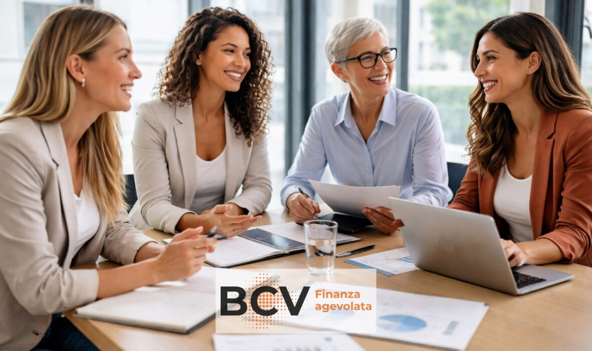 Donne imprenditrici al lavoro su business plan per fondo perduto imprenditoria femminile 2026